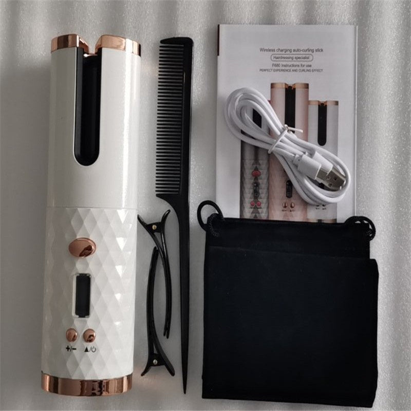 USB Curling Iron Wireless Multifunctional Charging Curler