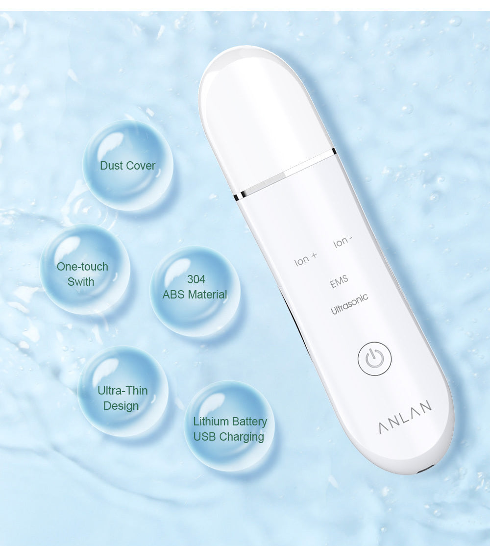 Ultrasonic Skin Scrubber Deep Face Cleaning Machine