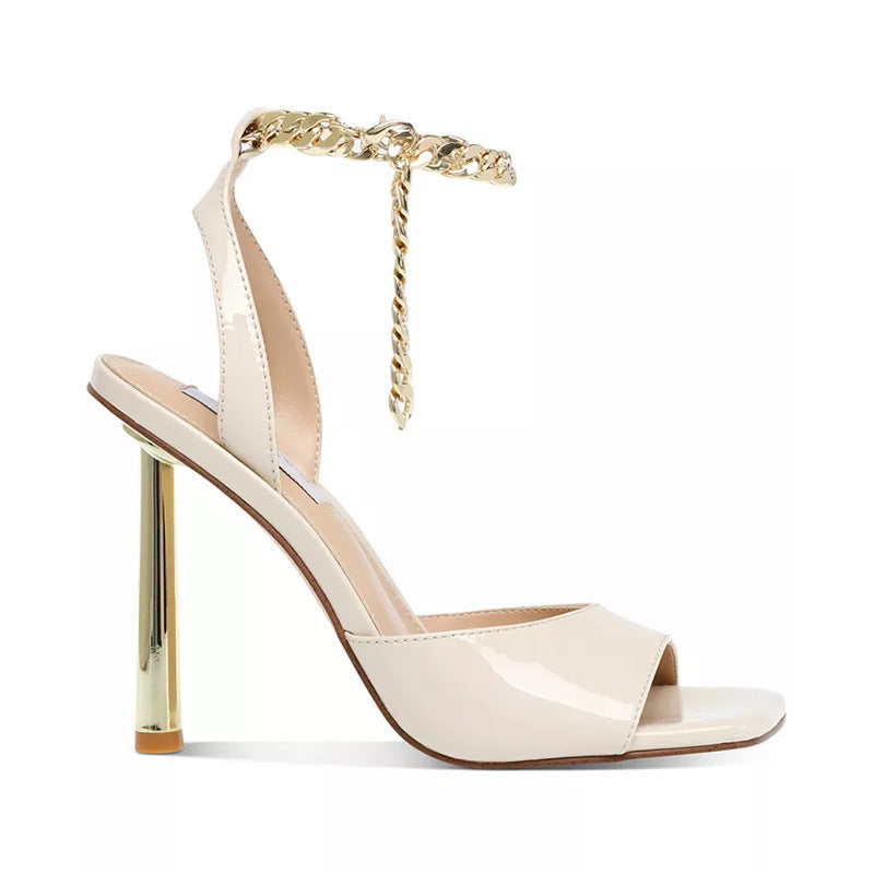 Square Toe Stiletto Sandals