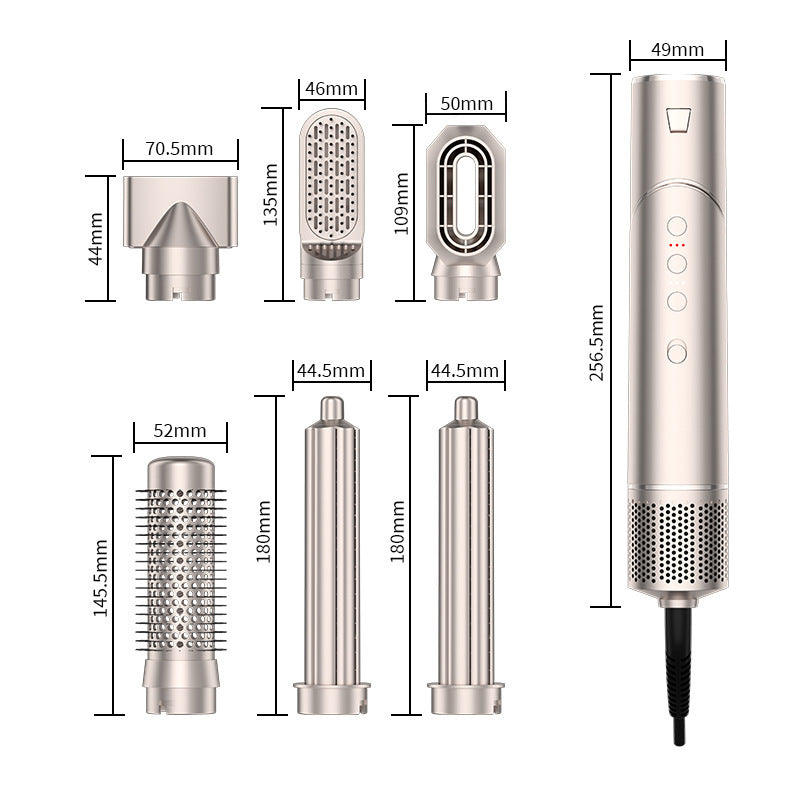 Six-in-one Hot Air Comb Folding Multifunctional