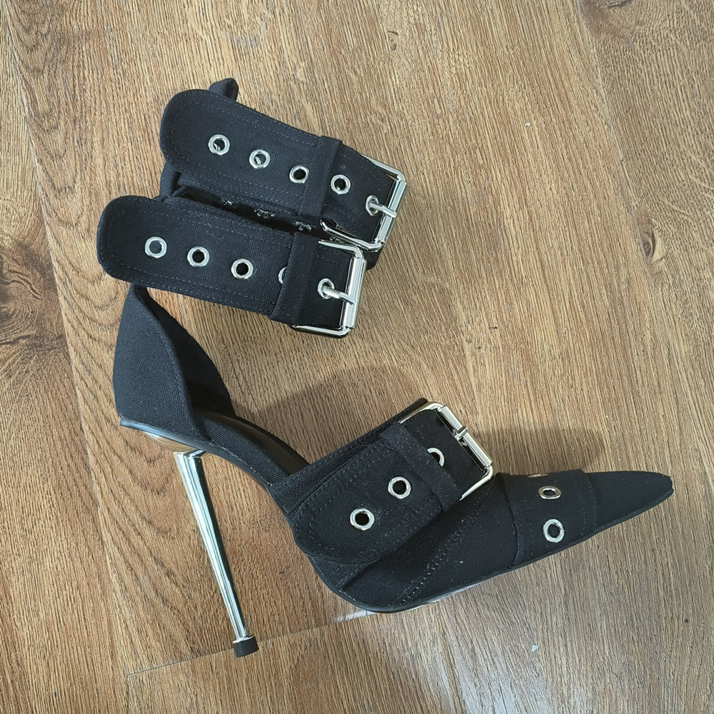 Closed Toe Buckle Boots
