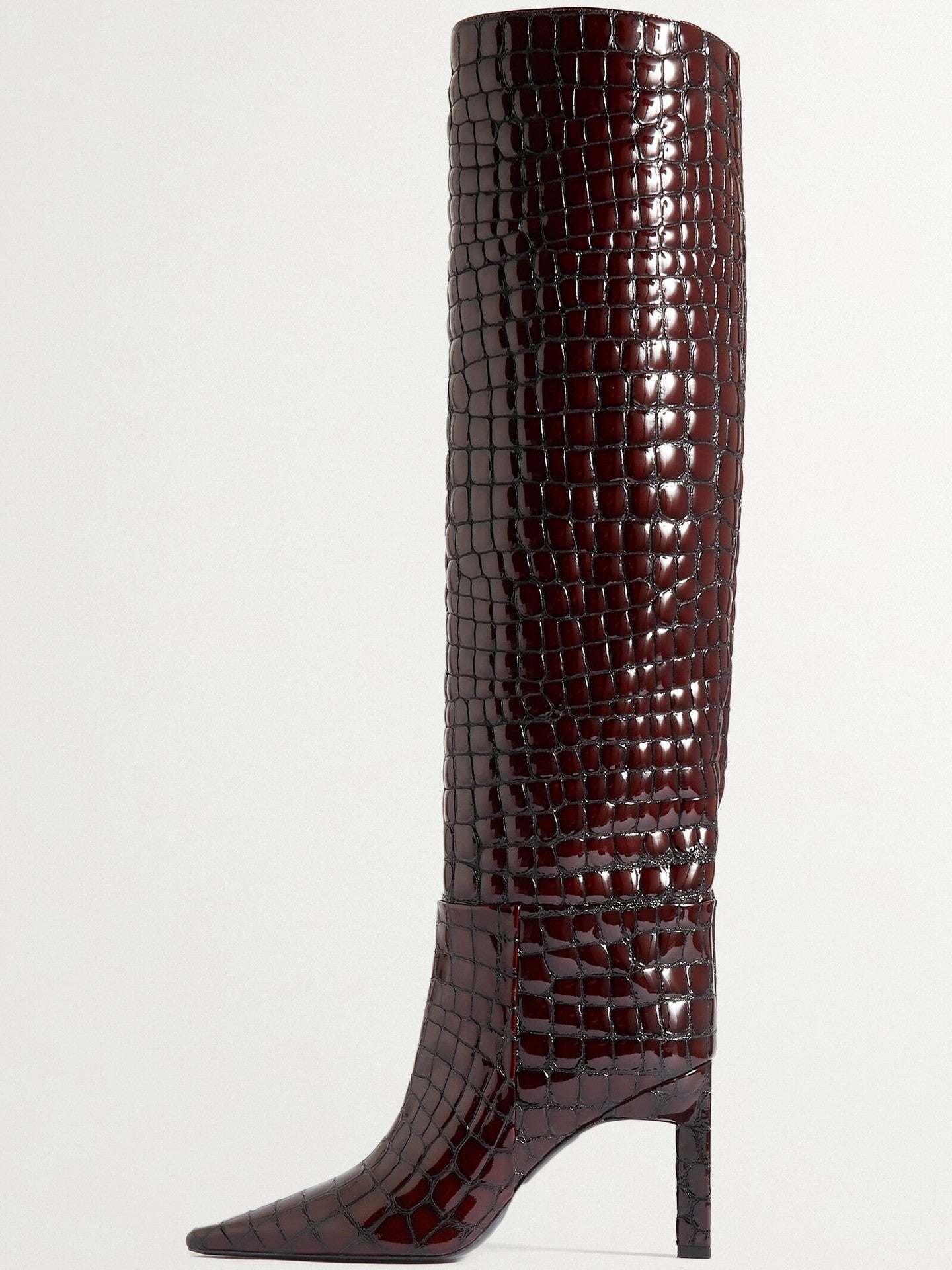 Square Head High Boots