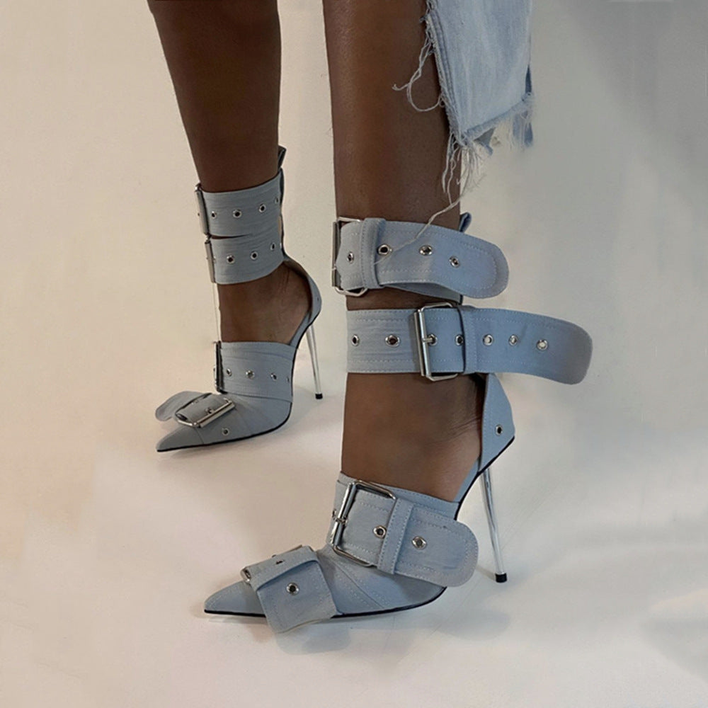 Closed Toe Buckle Boots