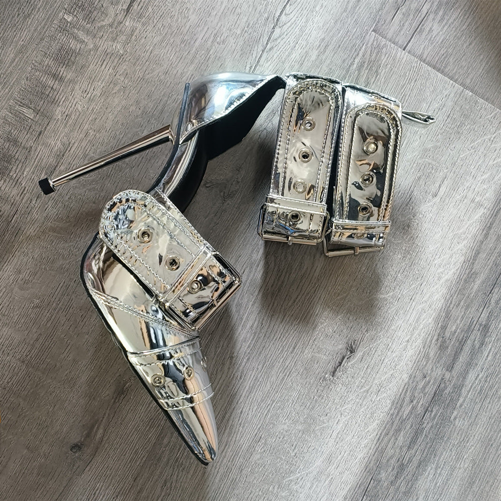 Closed Toe Buckle Boots