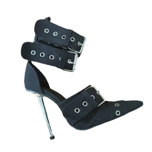 Closed Toe Buckle Boots