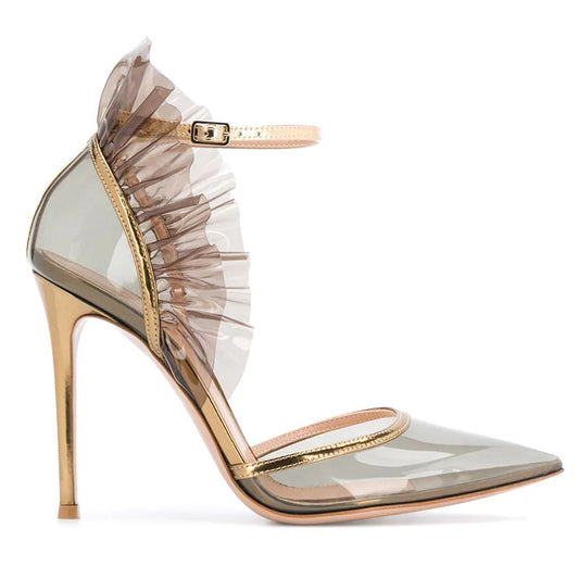 Transparent PVC Fine Heel