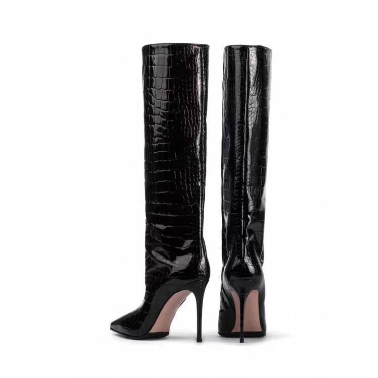 Suede High Leg Boot