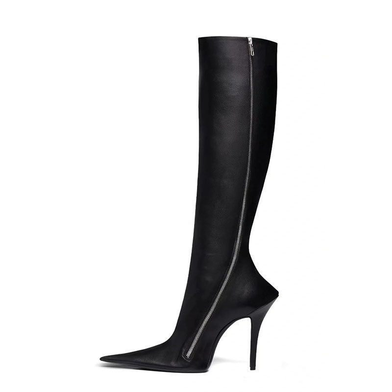 Stiletto Heel Pointed Boots