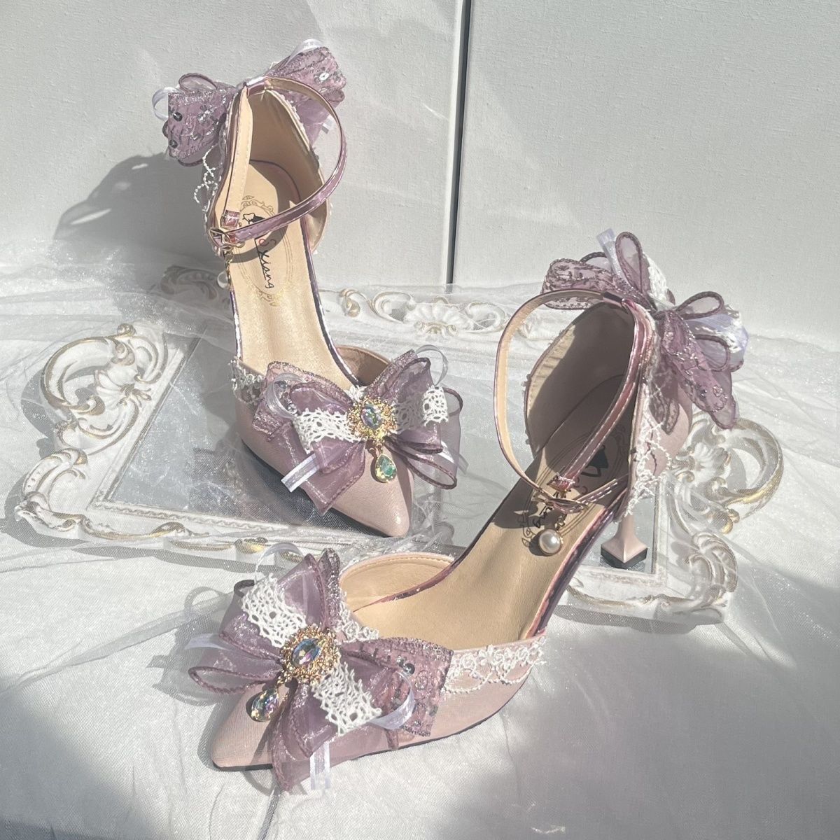 Gorgeous Flower Lolita Pumps
