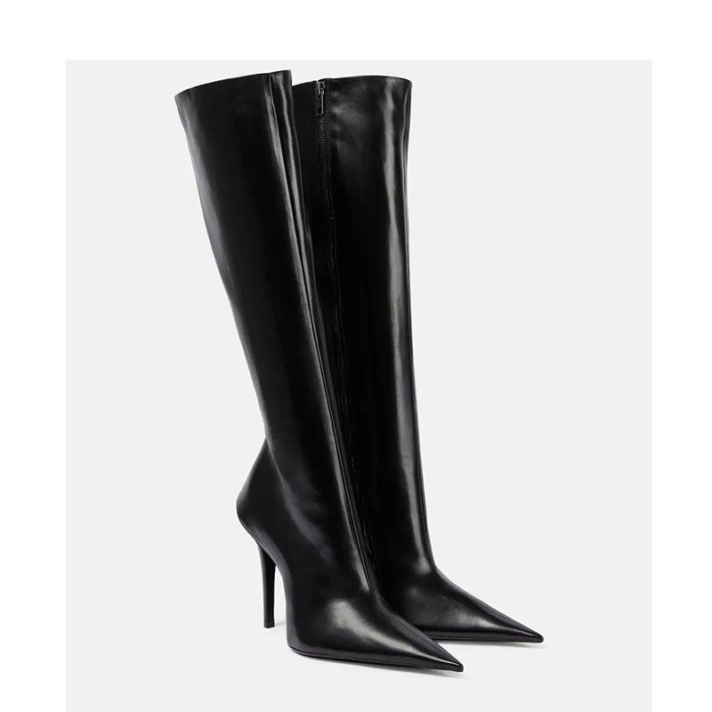 Stiletto Heel Pointed Boots