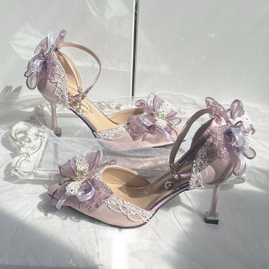 Gorgeous Flower Lolita Pumps