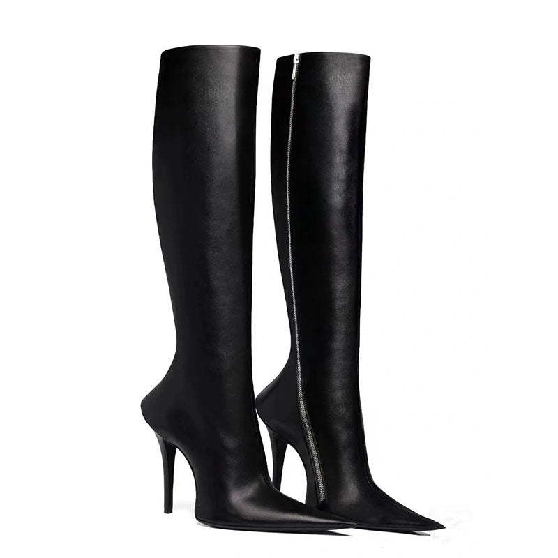 Stiletto Heel Pointed Boots