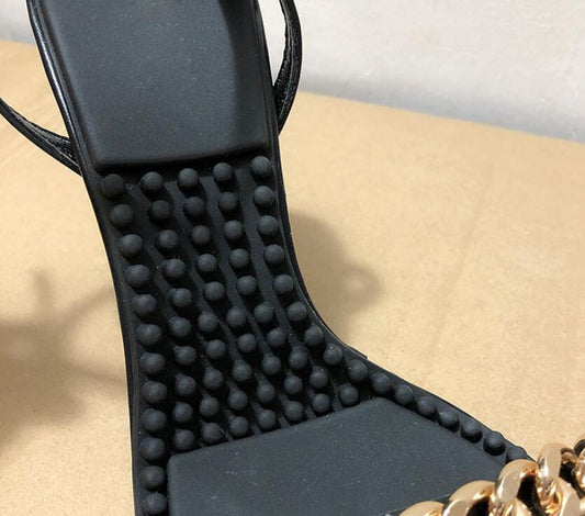 Round Toe Buckle Sandals