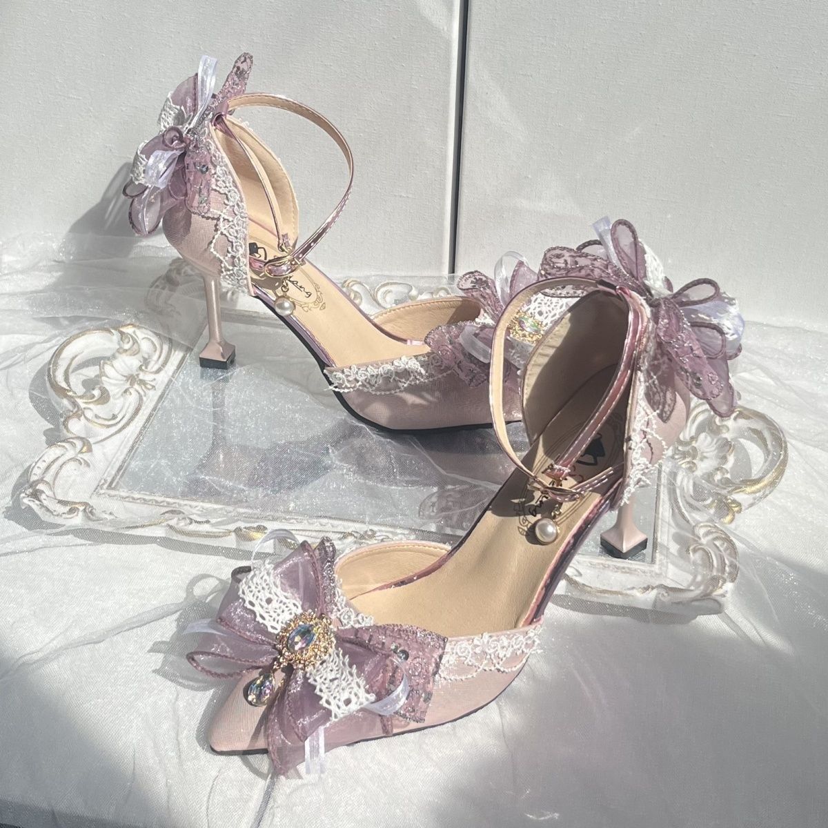 Gorgeous Flower Lolita Pumps