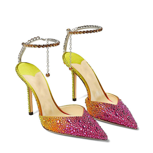 Pointed Color Rhinestone