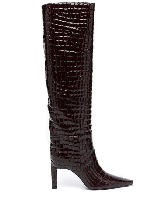 Square Head High Boots