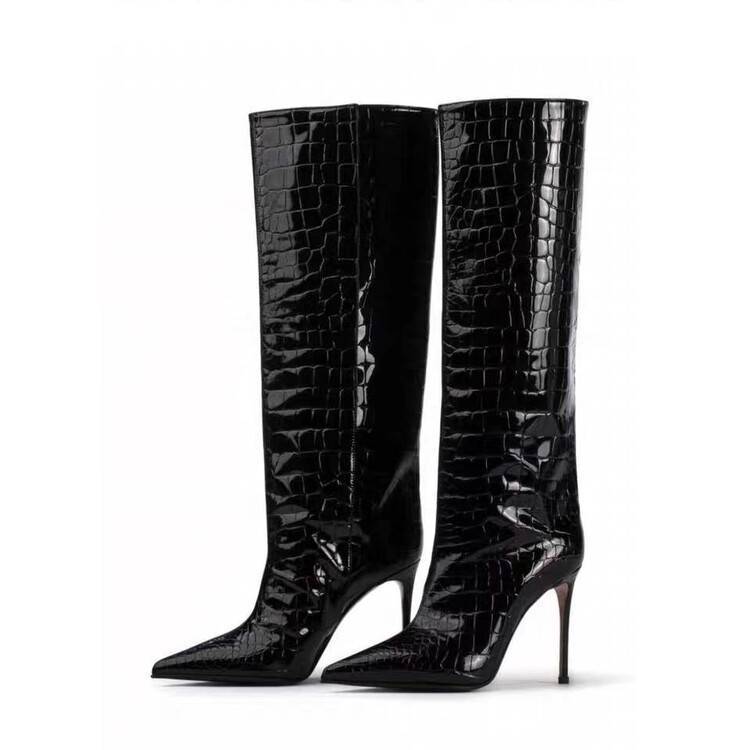 Suede High Leg Boot