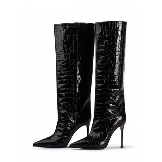 Suede High Leg Boot