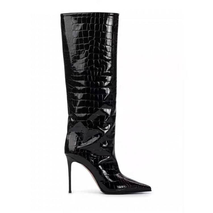 Suede High Leg Boot