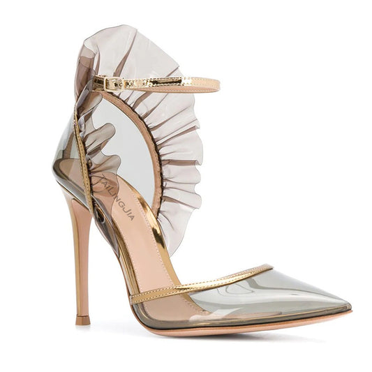 Transparent PVC Fine Heel