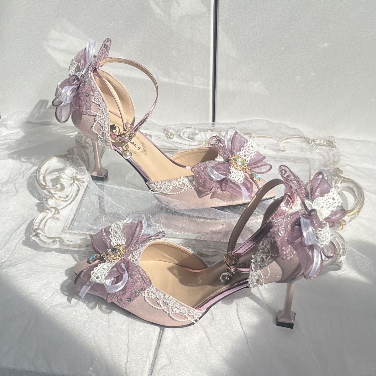 Gorgeous Flower Lolita Pumps